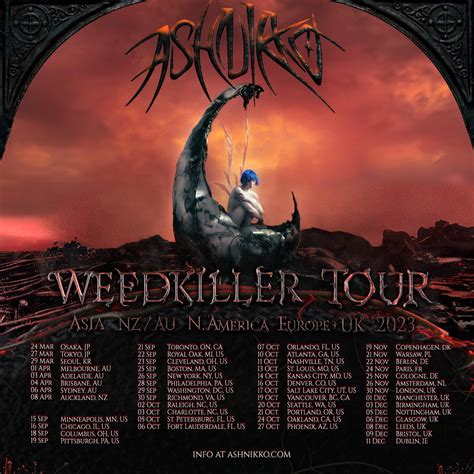 Ashnikko tour - The tour will start this September and will proceed til the end of the year. Crossing North America, Europe, The UK and Europe, Ashnikko is set to perform 42 shows through fall and winter. The 28 American dates will start in Minneapolis, MN, this fall, on September 15th.